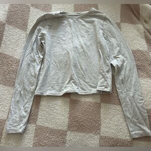 Old Navy Heather Gray Longsleeve Top